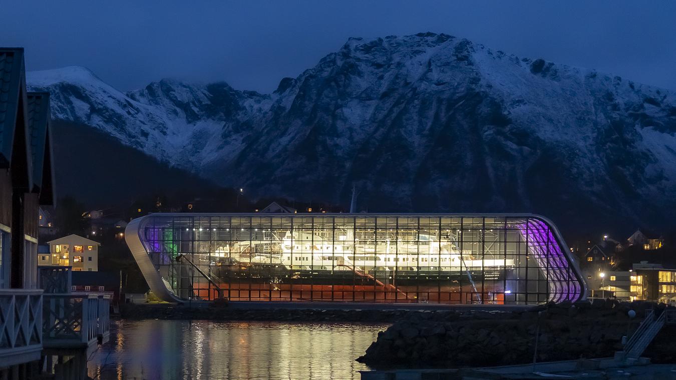 Museet ved sjøfronten rommer skipet MS Finnmarken. Foto